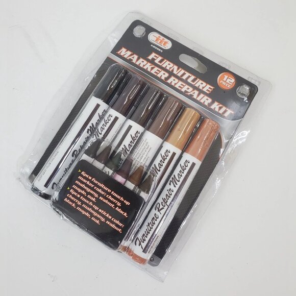 IIT FURNITURE MARKER REPAIR KIT 12 PCS EASY TO USE MULTICOLOR - Picture 4 of 4